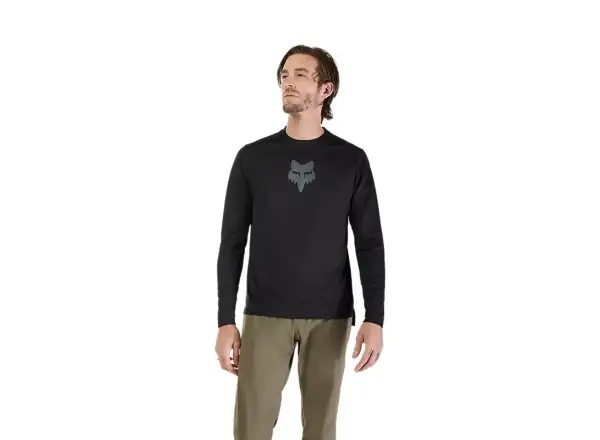 Fox Ranger Fox Head men's jersey long sleeve Black
