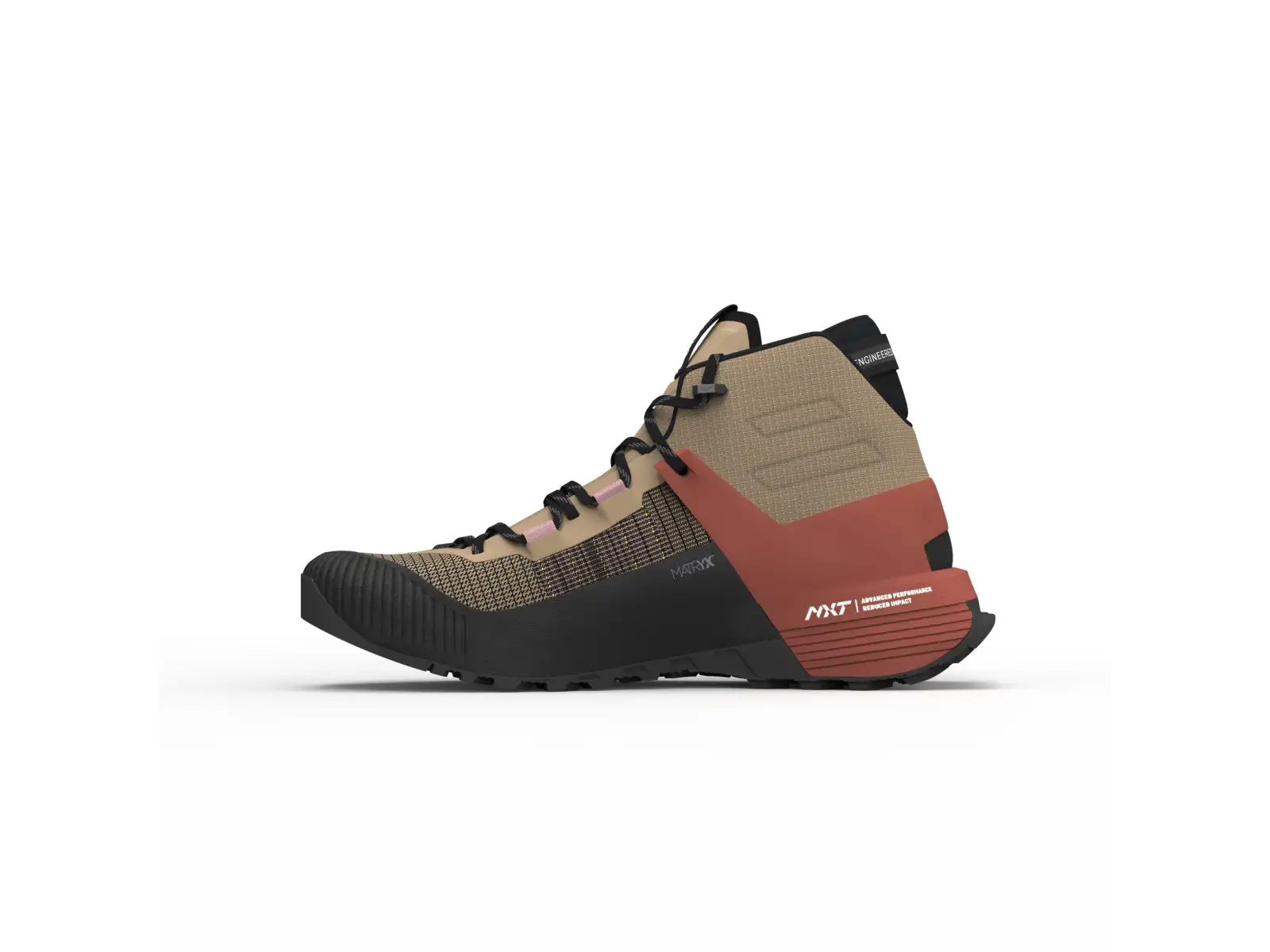 Salewa Wildfire NXT Mid GTX women's shoes Quicksand/Etruscan Red