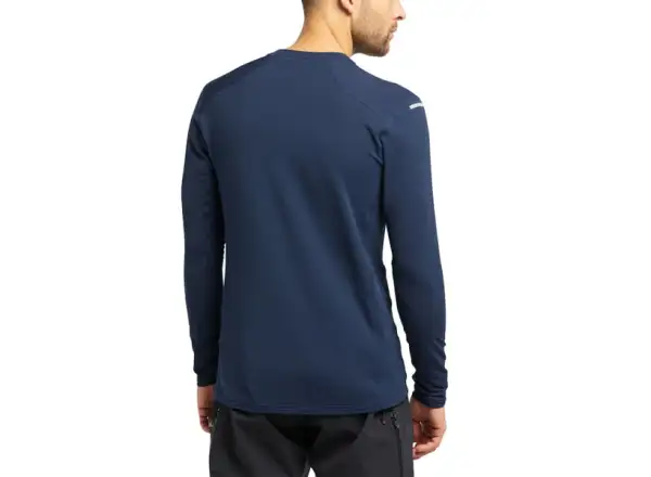Haglöfs L.I.M Mid Roundneck men's long sleeve shirt dark blue