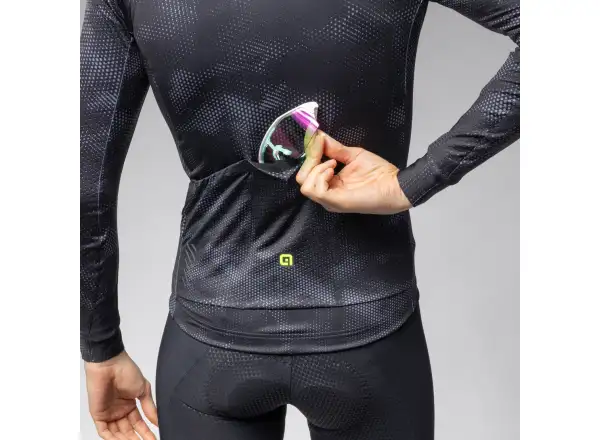 Alé PR-E Spray men's jersey long sleeve Black