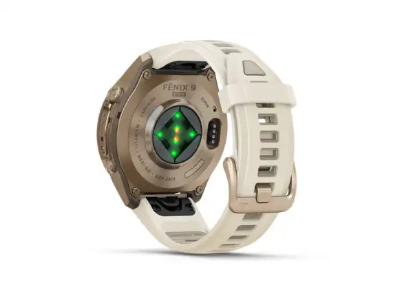 Garmin fenix 9 Pro inReach 43 mm smart watch Autumn gold titanium/Cream/french gray