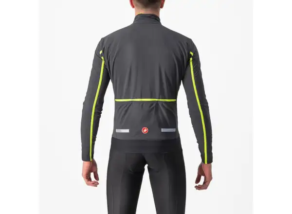 Castelli Flight Air men's jacket gray/lime
