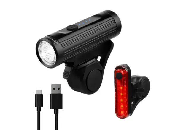 Sting EBL-3322/056 front + rear light Briviga set