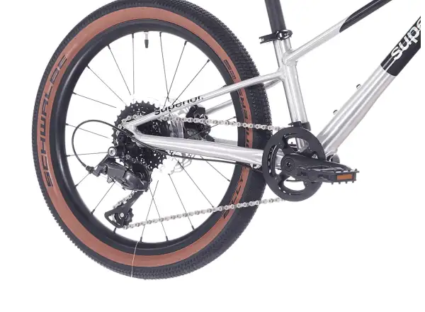 Superior TEAM 20 bike Gloss Brushed Alu / Rainbow Black 9.0"