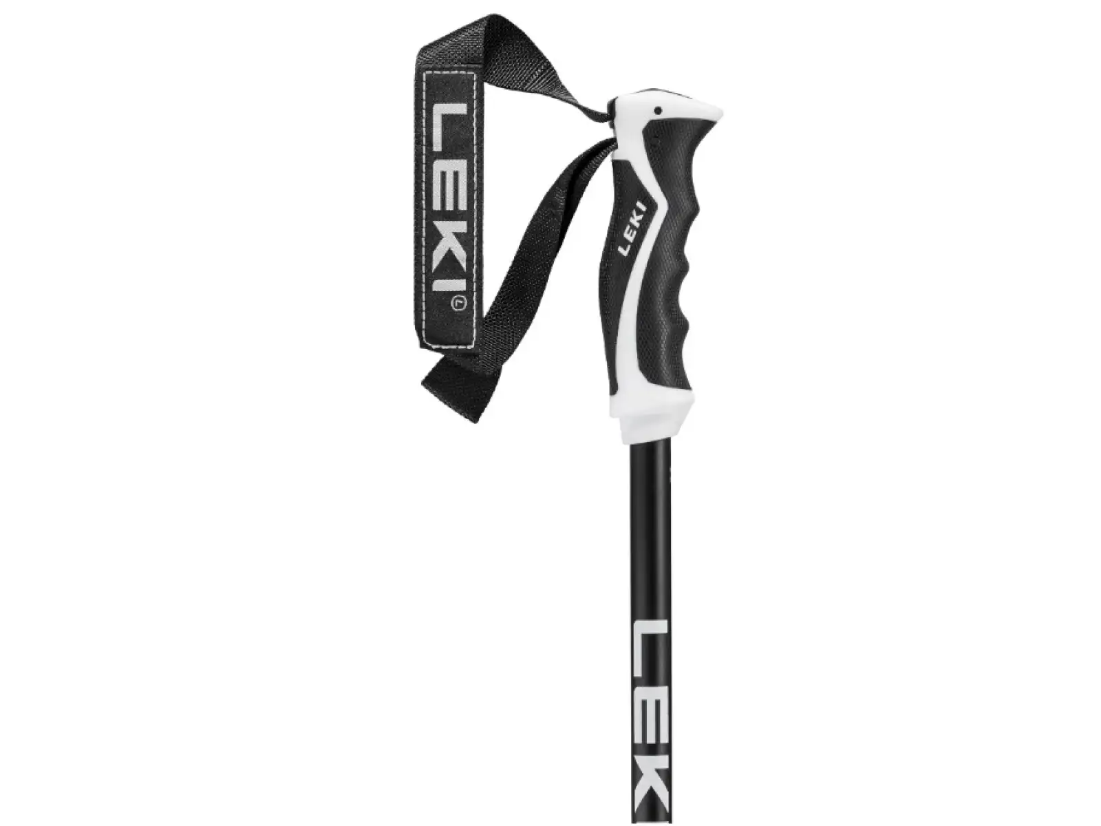 Leki Neolite downhill poles dark anthracite-black-bright red
