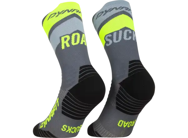 Dynafit Ultra Crew running socks Cinder/Ultra Yellow