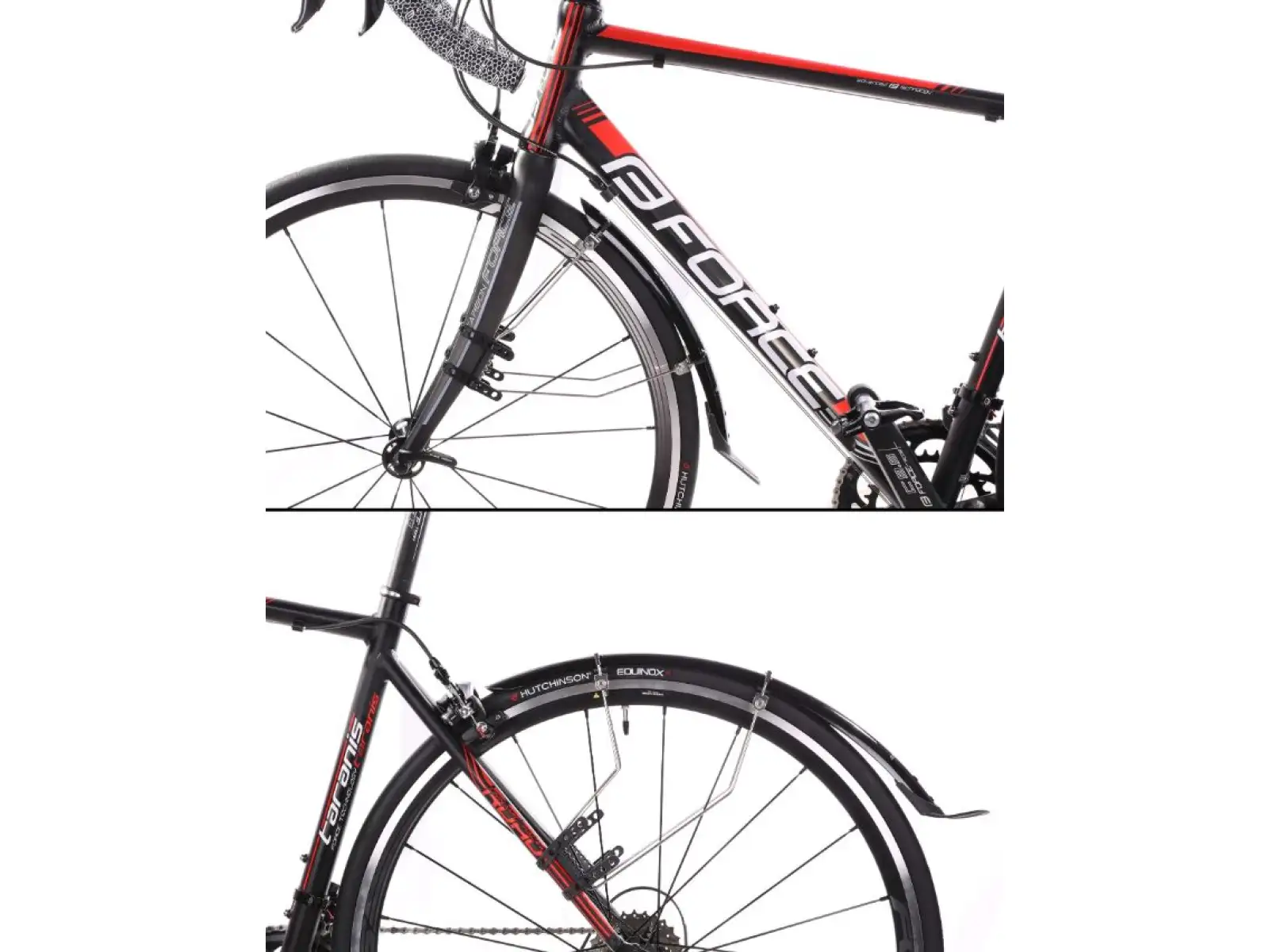 Force Win38 Aluflex road fenders black