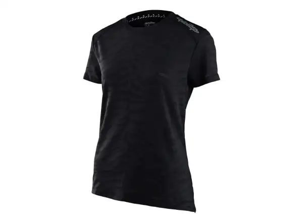 Troy Lee Designs Lilium Tiger women's jersey short sleeve Jacquard Black