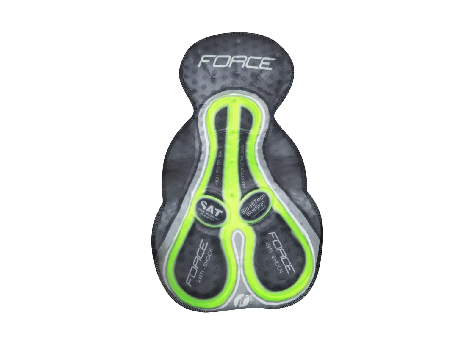 Force Drive men's bib shorts black