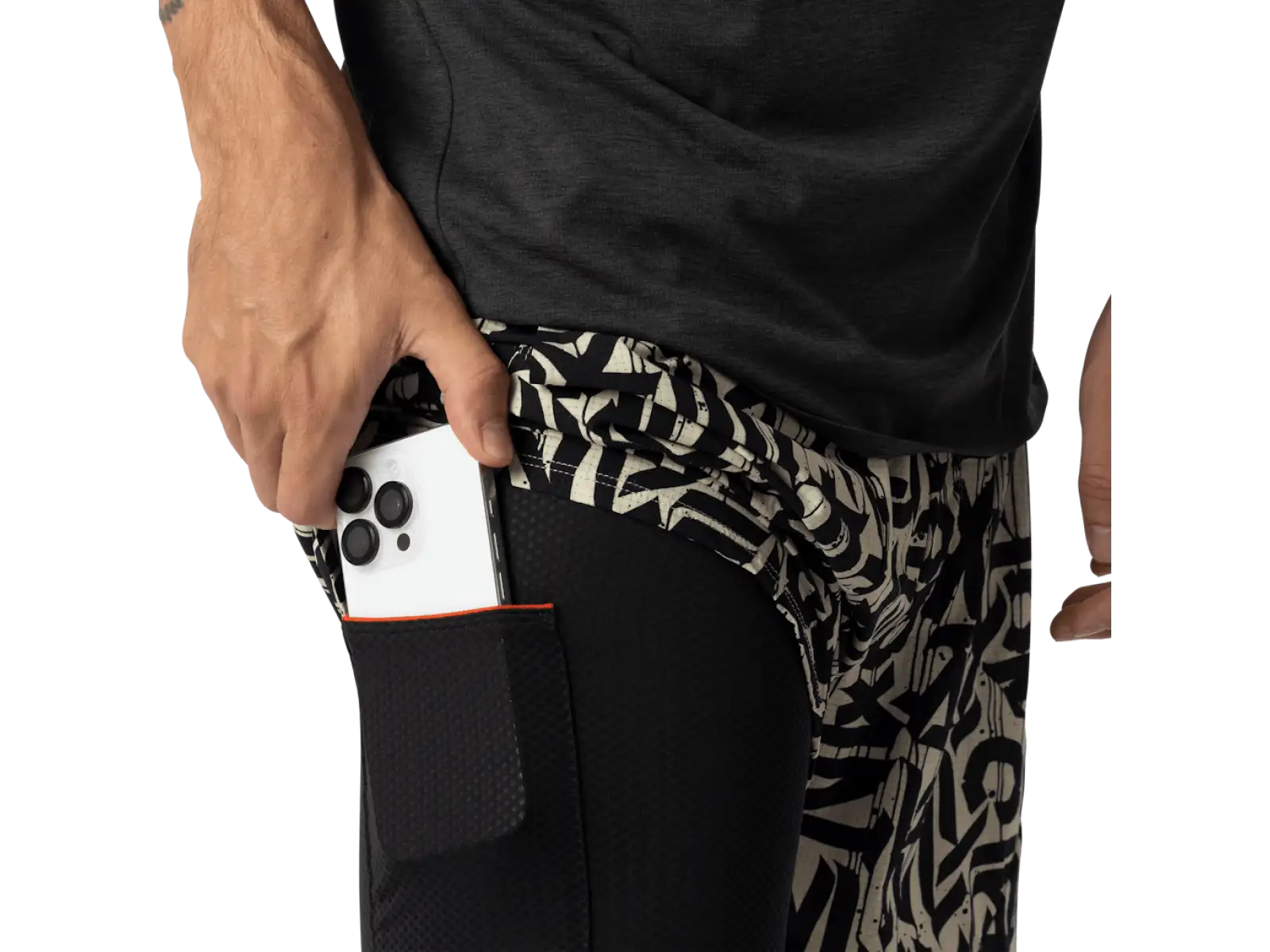 Dynafit Trail 2in1 men's running shorts Overcast