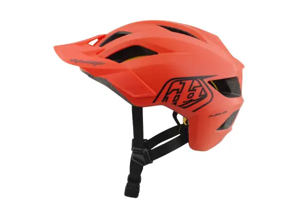 Troy Lee Designs Flowline Mips kids helmet Point Coral/Charcoal