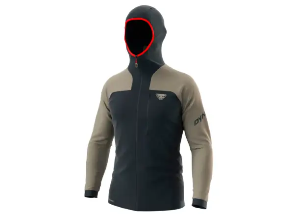 Dynafit Speed Polartec Hooded men's jacket Rock Khaki