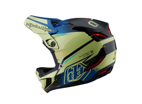 Troy Lee Designs D4 Composite helmet Drip Glo Yellow