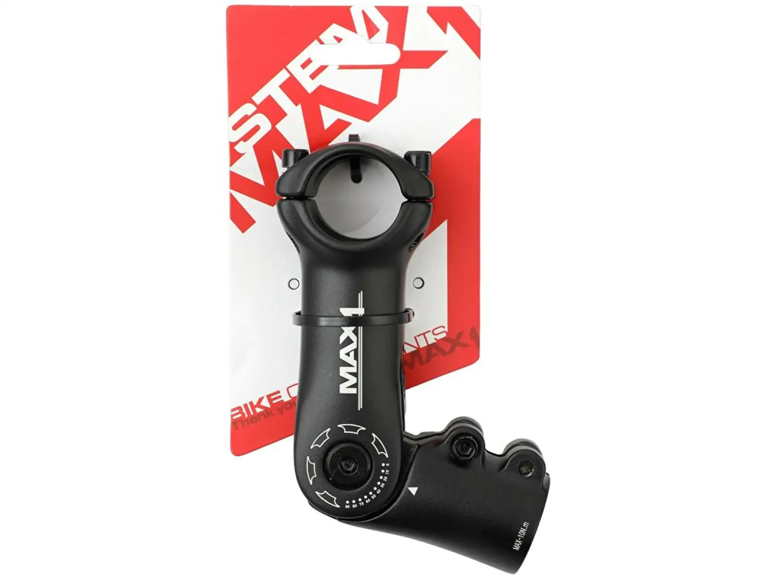 MAX1 adjustable stem 90°/31.8 mm black
