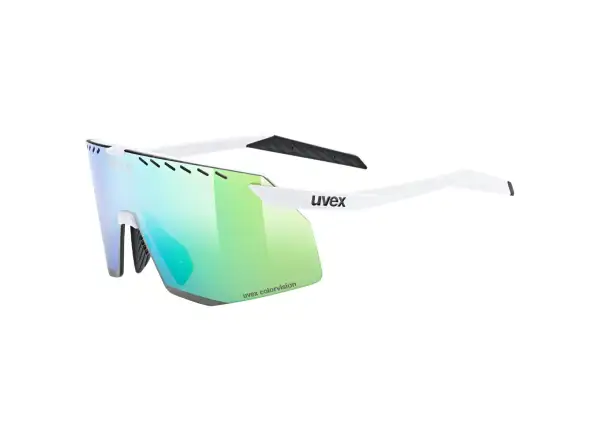 Uvex Pace Stage Colorvision goggles White Matt/Mirror Green