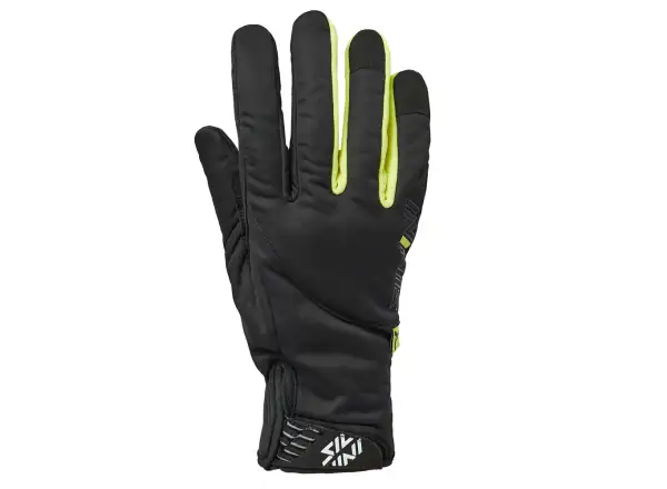 Silvini Ortles women's winter gloves Black/Neon