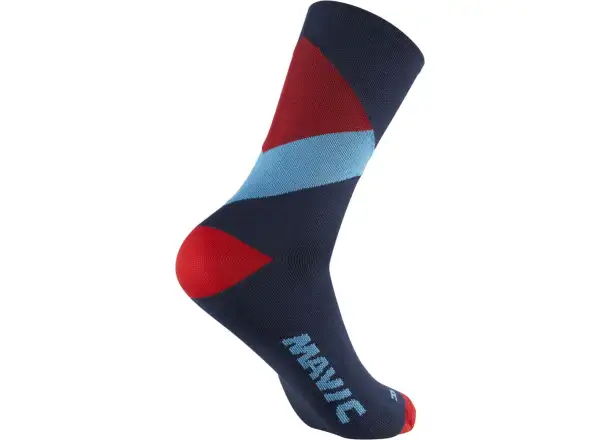 Mavic Graphic Classic high socks blue/fiery red
