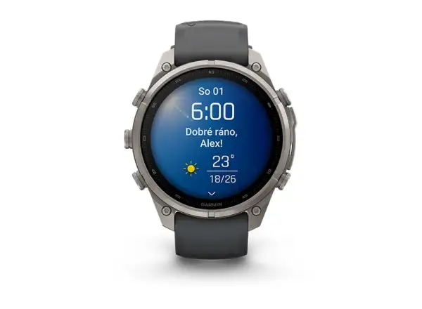 Garmin fenix 9 Pro inReach 43 mm smart watch Carbon gray DLC Titanium Black/Pebble gray