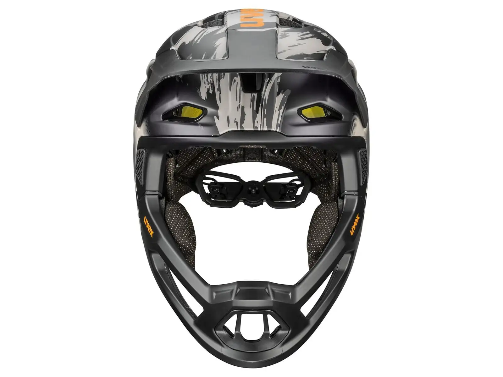 Uvex Revolt Mips helmet Oak Brown/Orange Matte