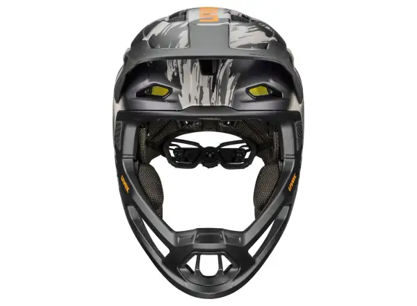 Uvex Revolt Mips helmet Oak Brown/Orange Matte