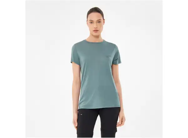 Viking Morain women's shirt short sleeve green
