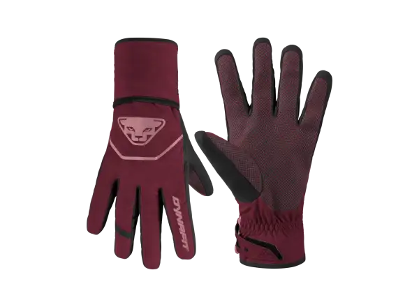Dynafit Mercury Dynastretch ski touring gloves Burgundy