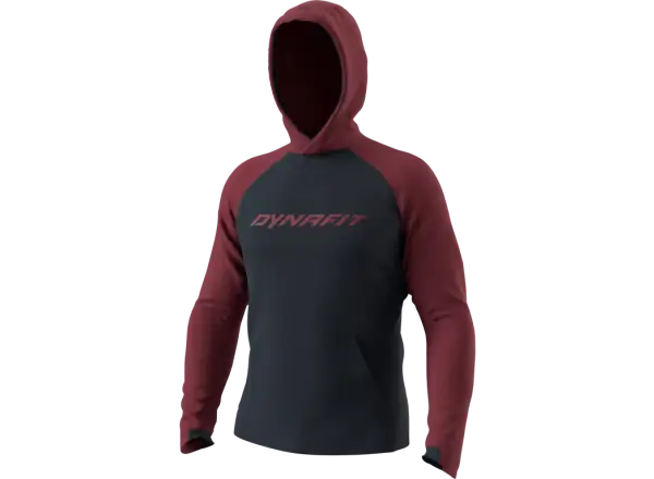 Dynafit 24/7 Polartec Hoody men's sweatshirt Burgundy
