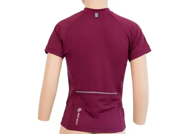 Sensor Coolmax Entry kids jersey short sleeve Lilla Swallow