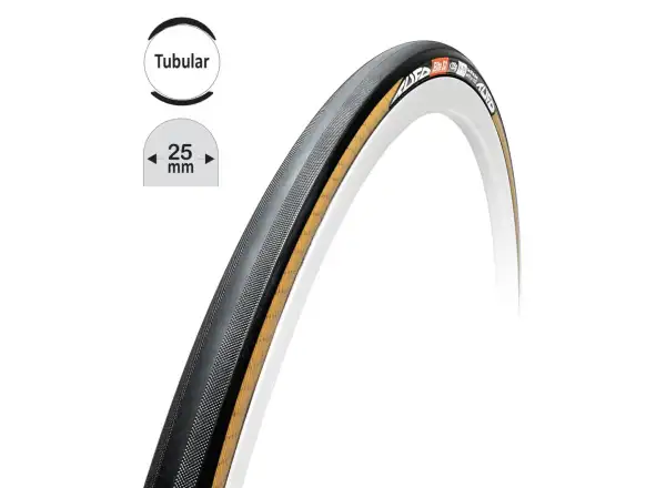 Tufo Elite S3 tubular 28"/25 mm, black/beige