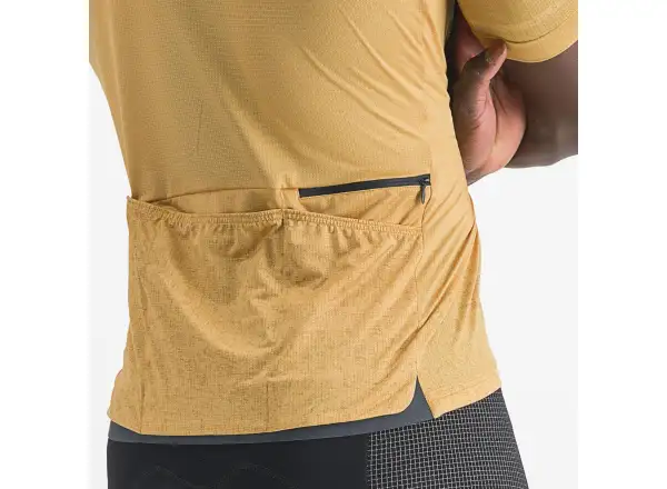 Castelli Unlimited Terra men's jersey short sleeve Honey