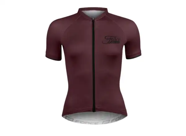 Force Charm women's jersey short sleeve bordo