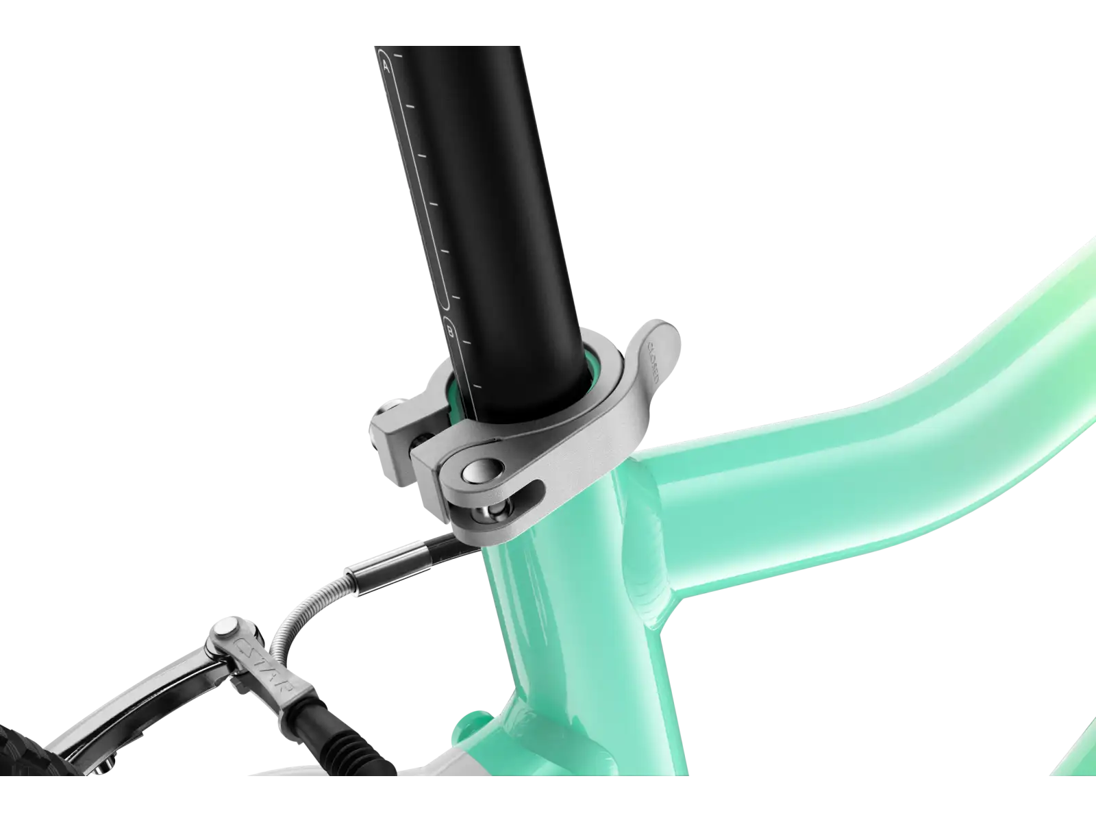 Woom GO 4 kids bike 20 Spearmint Crush Limited