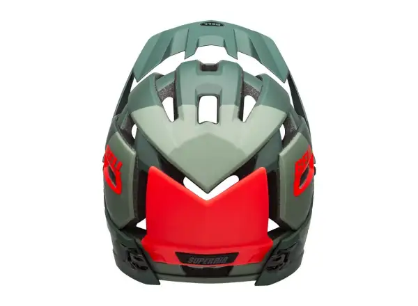 Bell Super Air R Spherical helmet Mat/Glos Green/Infrared