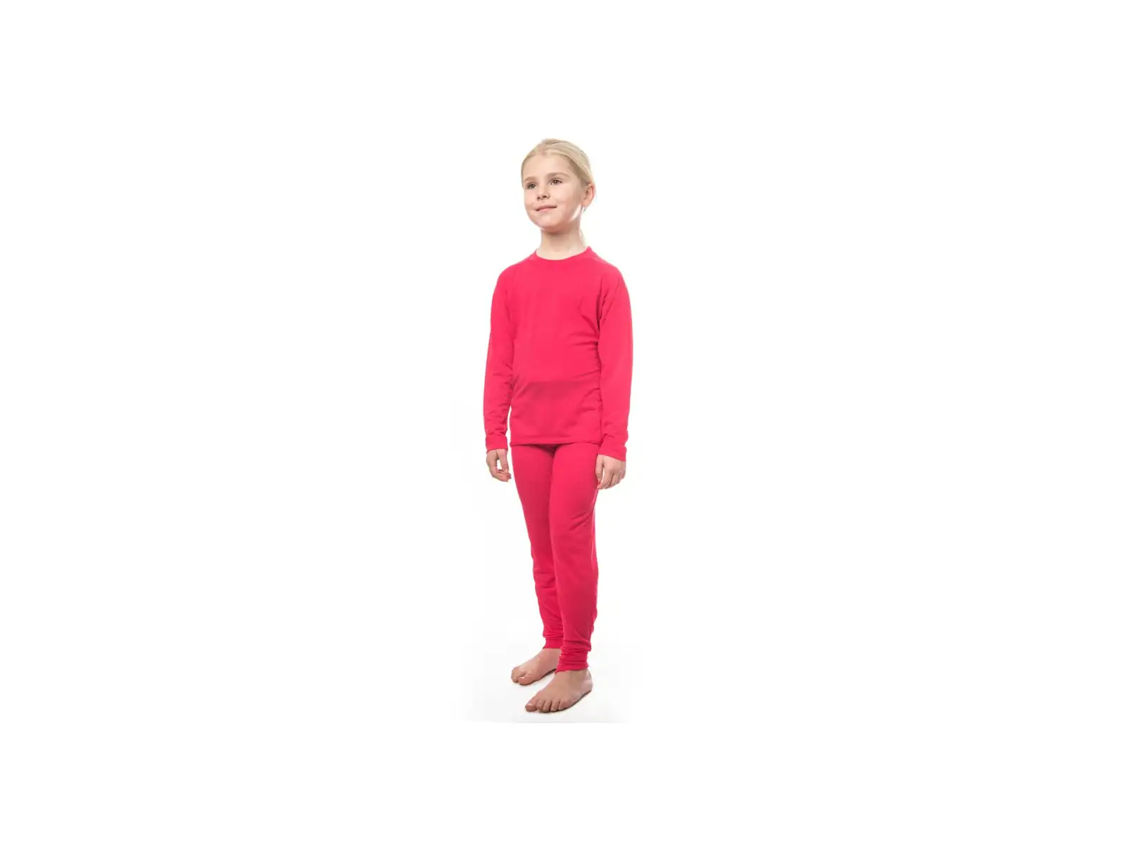 Sensor Merino Air kids set long sleeve shirt + bottom trousers Magenta
