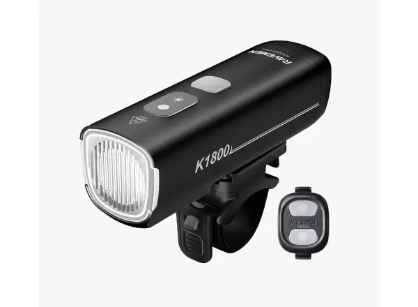 Ravemen K1800 front light black