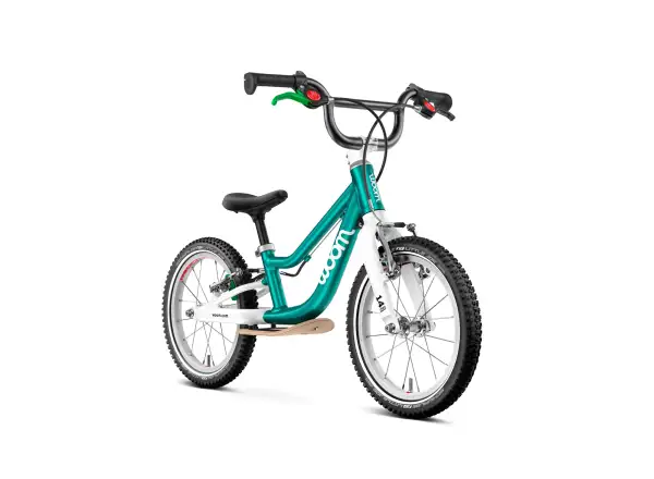Woom GO 1 Plus Metallic Turquoise 14 children's balance bike