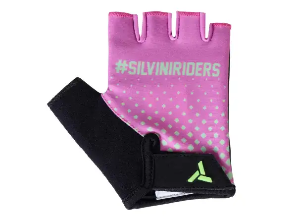 Silvini Gaioni children's gloves Blush/Green