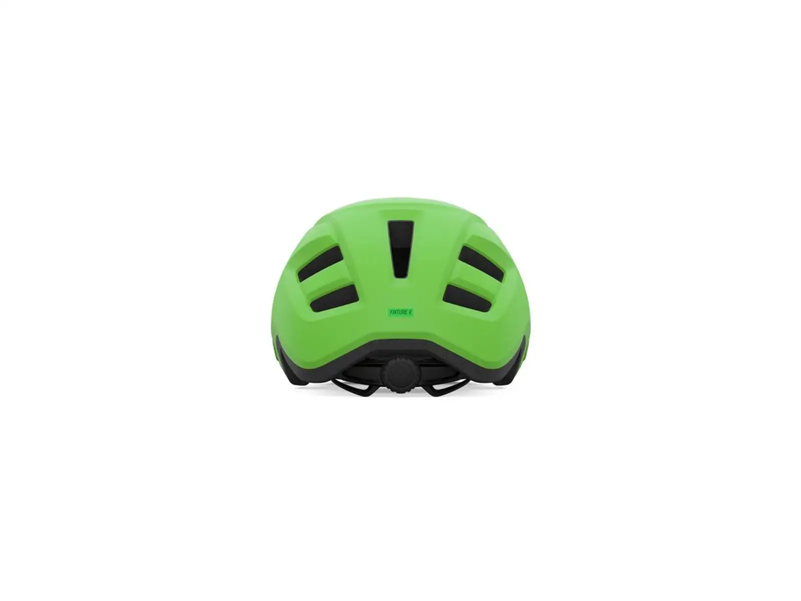 Giro Fixture II Youth children's helmet Mat Bright Green size Uni (50–57 cm)