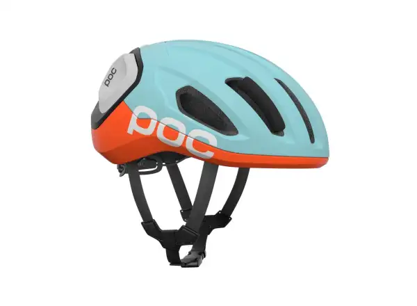 POC Amidal road helmet Indicolite Blue Matt/Carnelian Orange Matt