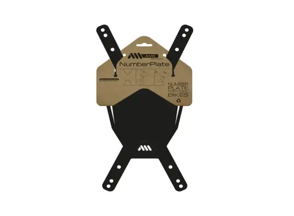 All Mountain Style Number Plate number plate Black