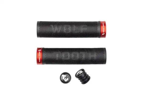 Wolf Tooth Echo grips black/red