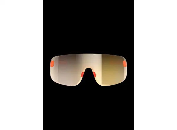 POC Elicit sunglasses Fluorescent Orange Translucent/Clarity Road/Partly Sunny Gold