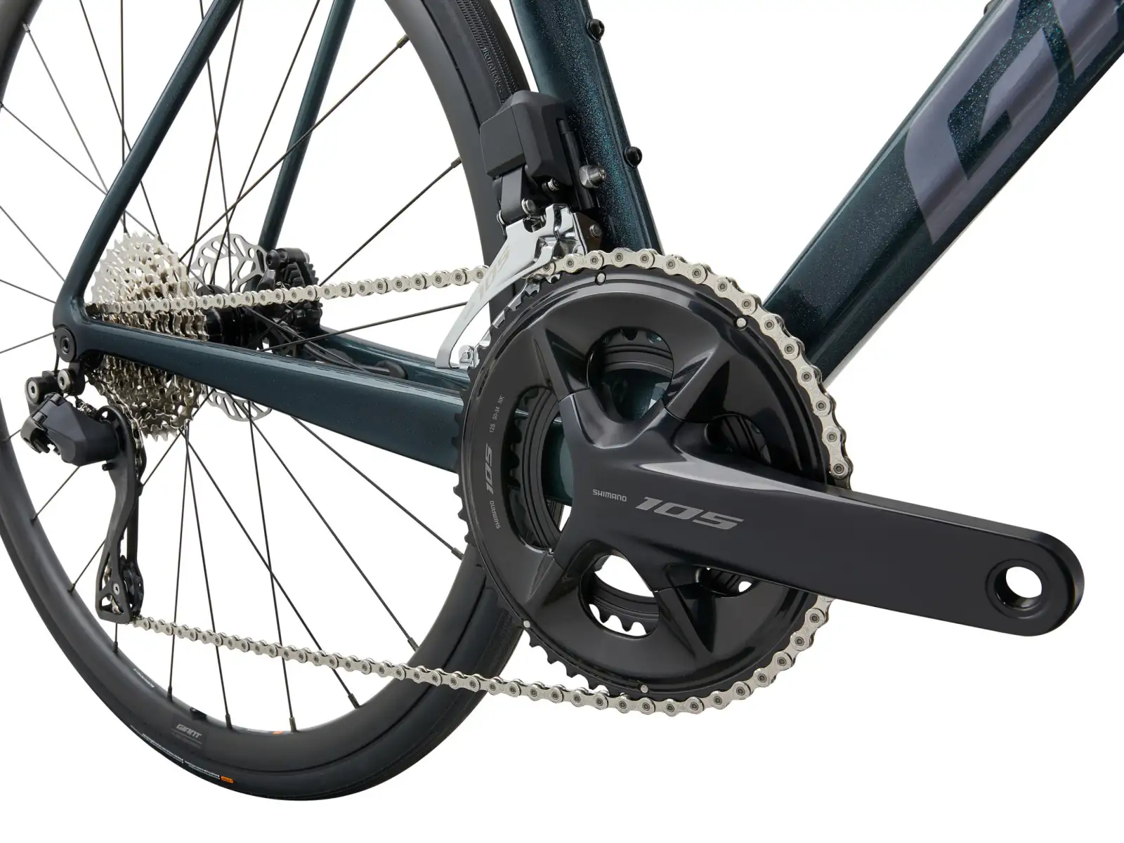 Giant TCR Advanced 1 gravel bike Asphalt Green
