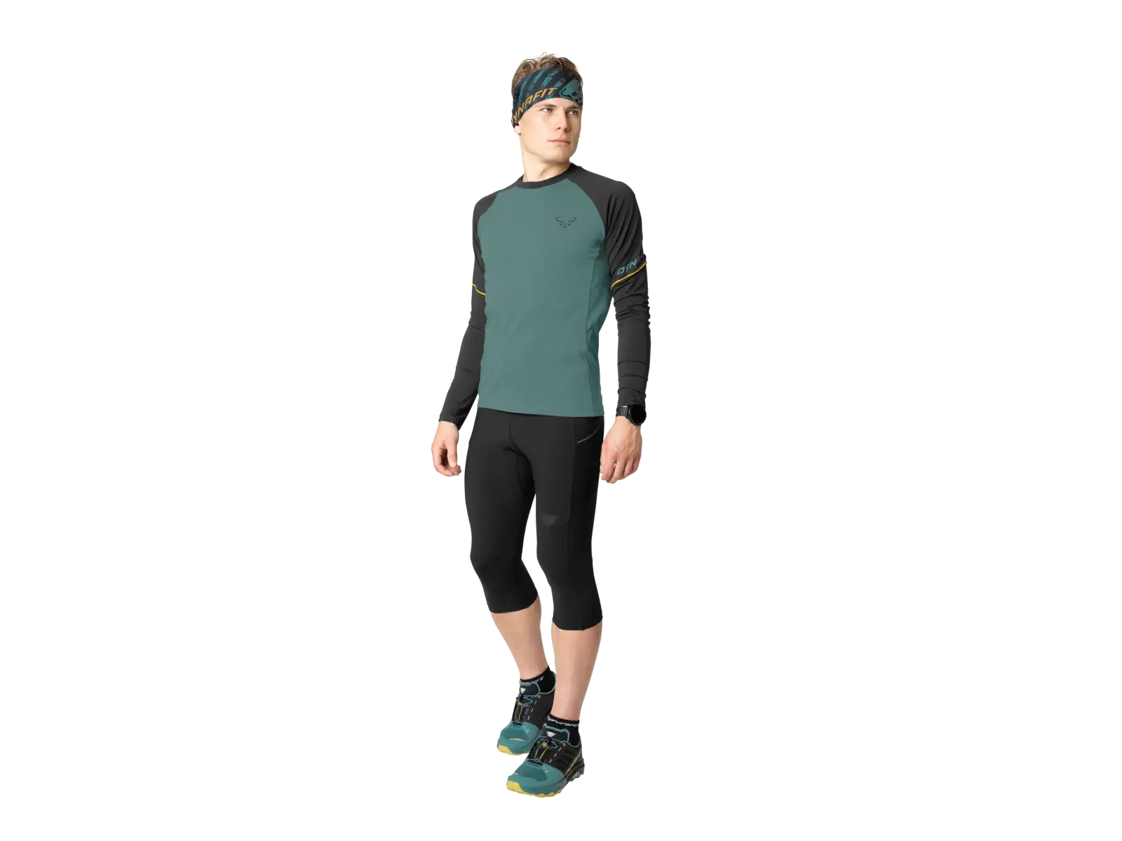Dynafit Alpine 3/4 men's running pants Black Out