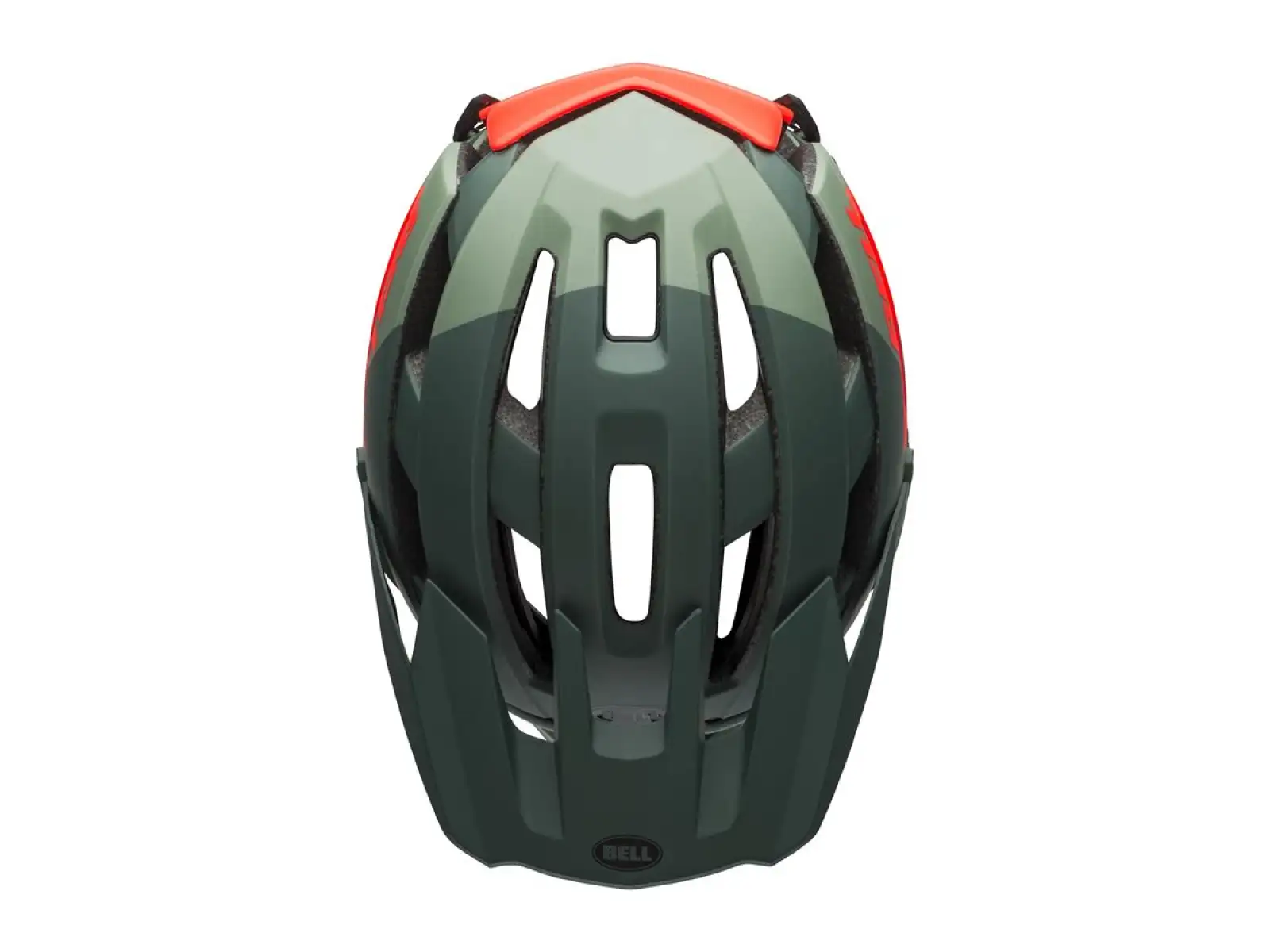 Bell Super Air R Spherical helmet Mat/Glos Green/Infrared
