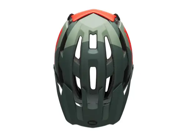 Bell Super Air R Spherical helmet Mat/Glos Green/Infrared