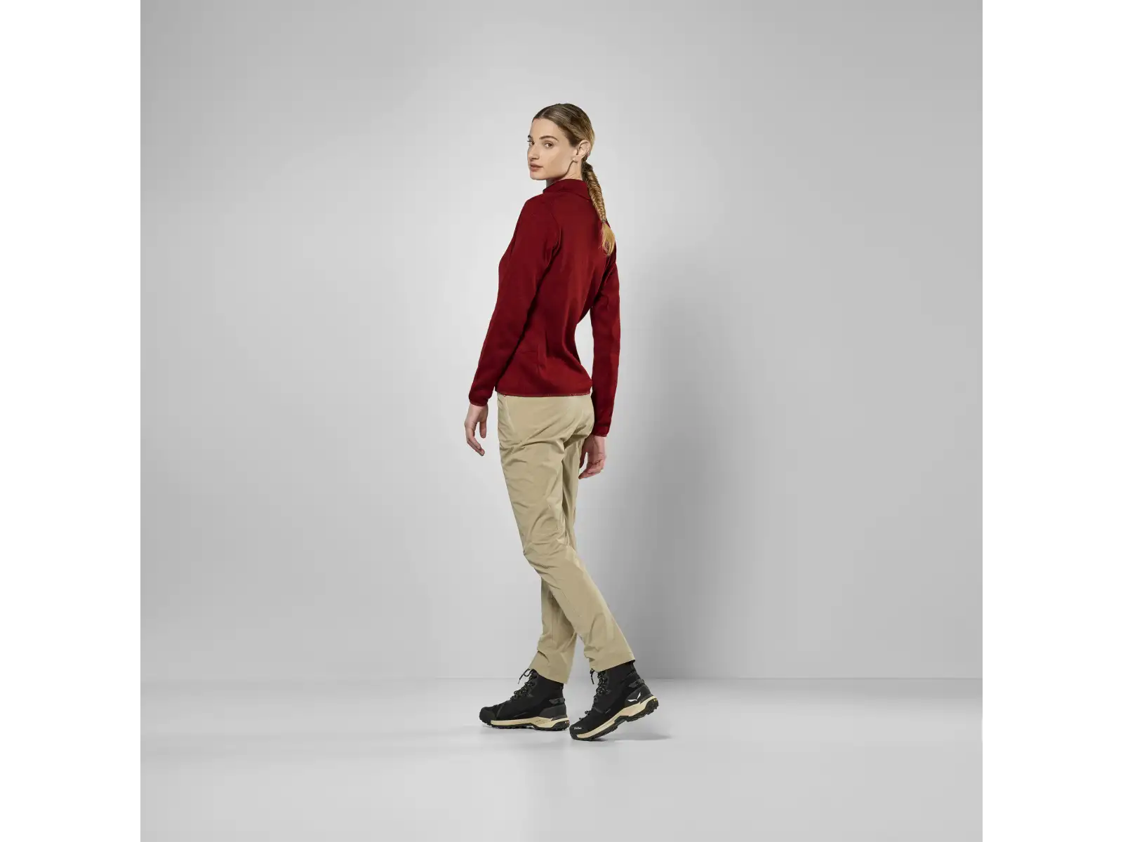 Salewa Puez Rocca Polarlite women's sweatshirt Oatmeal