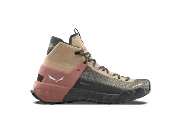 Salewa Wildfire NXT Mid GTX women's hiking boots Quicksand/Etruscan Red