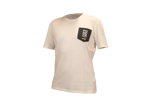 Pomoca men's shirt short sleeve White