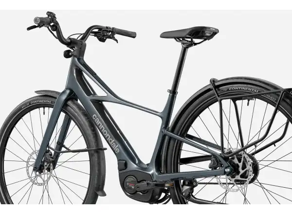 Cannondale FlyingV 2 Tungsten blue city lightweight e-bike